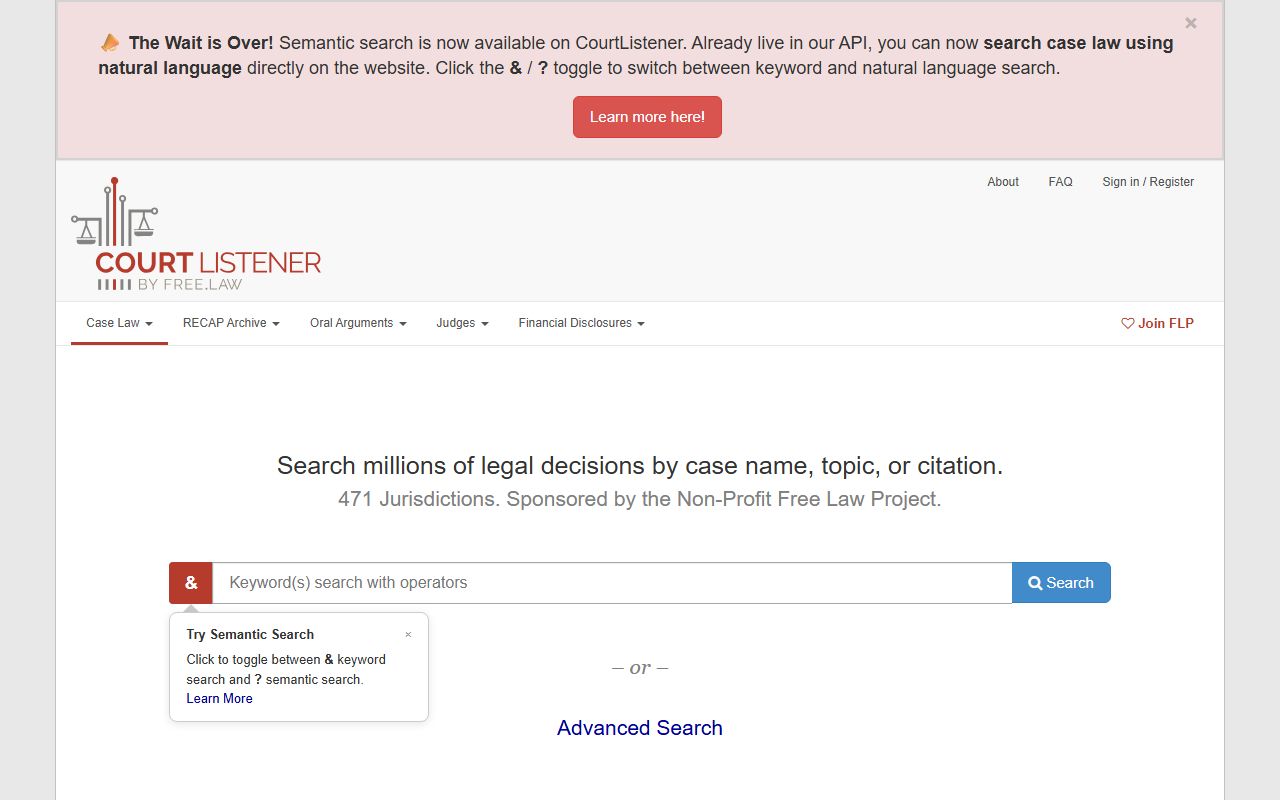 CourtListener RECAP search for federal filings tied to Summit County released inmate cases